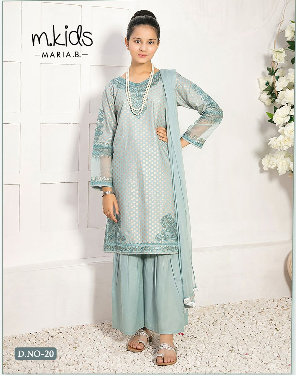 MB Mint Kameez Gharara