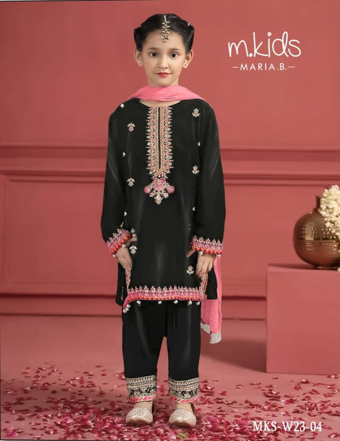 MB Black/Pink Kameez Shalwar