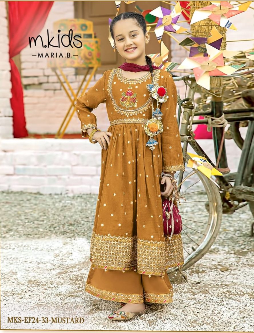 MB Mustard Anarkali Plazo