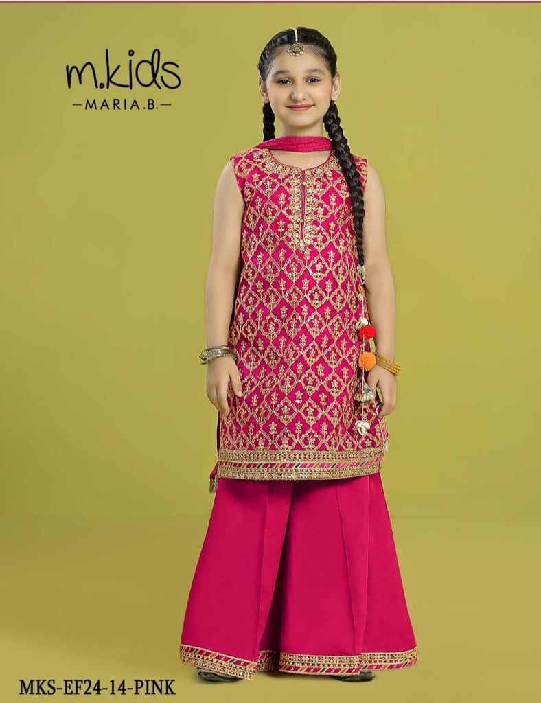 MB Pink Kurti Plazo