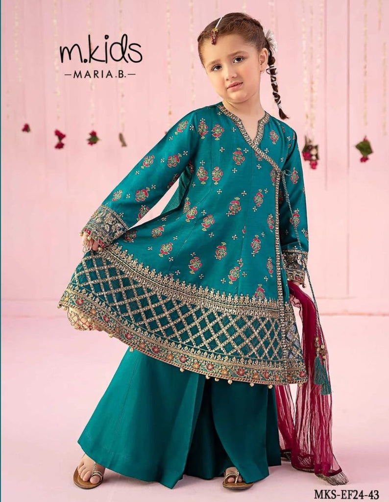 MB Sea/Green Anarkali Plazo